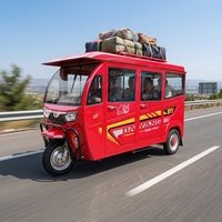 Tricycle électrique à grande capacité de passagers, moteur puissant, pour passagers et marchandises, tricycle le plus vendu