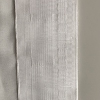 Filet de poche élastique 100% polyester transparent, accessoires pour rideaux, ruban pour la tête en nylon