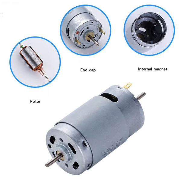 Chaoli Customized 390 395 Motor 7.4v 3000rpm 20000rpm High Torque Permanent Magnet DC Motors for Rc Toy Car Electric Bicycle CE