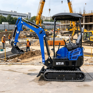 Productos Más Vendidos, Mini Excavadora Profesional Ht16 de 1600 kg, Profundidad de Excavación 2050 mm, Accesorios Opcionales en Venta - Product Image 1