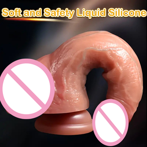 Meilleur masturbateur féminin, 8 pouces, en silicone de qualité médicale, vibromasseur réaliste à double couche, jouet sexuel féminin, dildo éjaculant - Product Image 3