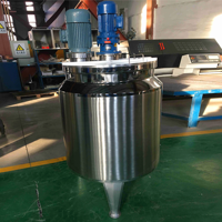 Bouilloire de réaction en acier inoxydable personnalisée Pot d'agitation Réacteur chemisé Réservoir de mélange chauffé