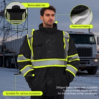 Veste de sécurité SMASYS à haute visibilité, doublure en polaire de couleur fluorescente, pour le travail, classe 2 ANSI, marché américain, veste de sécurité réfléchissante à succès