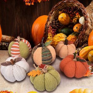 2026 Nouvelle Collection Transfrontalière : Ornement de citrouille en polyester entièrement fait main pour la Fête des récoltes, la Décoration de Thanksgiving et les Fêtes - Product Image 3