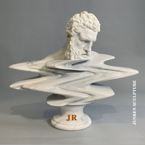 Busto de mármol abstracto para decoración interior, figura artística personalizada, busto, estatua de Venus - Product Image 4