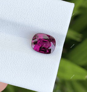 เบาะโกเมน rhodolite ธรรมชาติตัดอัญมณีหลวมได้รับการรับรองสำหรับเครื่องประดับ Making6x4mm เป็น10X14มม. สีม่วง - Product Image 5