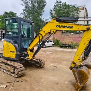 3.5ton Yanmar VIO35 Mini Used Hydraulic Crawler Excavator 2017 <b>Model</b> EPA CE Certified Boom Offset AC Cab <b>Engine</b> Gearbox Pump - Product Image 2