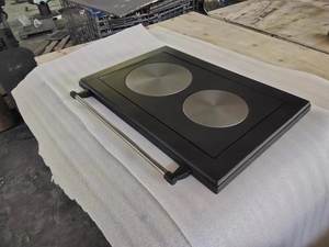 פלטת בישול מברזל יצוק מודרנית T201 עם שני מבערים לסלון וילה - Product Image 3