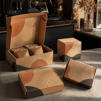 Boîte d'expédition en carton ondulé personnalisée, boîte d'emballage pliable en papier kraft pour le commerce électronique, la vente au détail et les cadeaux par abonnement