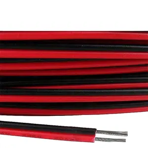 Cable solar resistente a los rayos UV 6mm cable PV 10awg bicolor