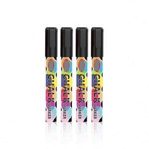Ensemble de marqueurs à craie liquide réversibles, personnalisables, effaçables, pour dessin, écriture, marqueur pour tableau LED - Product Image 1