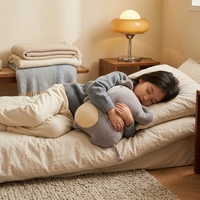 Nouvel oreiller de sommeil en peluche personnalisé, coussin décoratif en forme de cochon anime pour apaiser le corps, personnalisable
