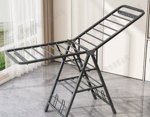 The Salon Clothes Rack, the Floor-<b>standing</b> Drying Rack, the Folding Clothes Rack, and the Towel Drying Rack. - Product Image 2