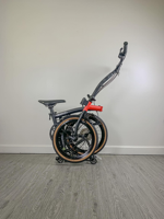 CRANSTON R9 Vélo Tricycle Pliant 16 Pouces 9 Vitesses, Cadre en Acier de Haute Qualité, Léger, Guidon en M, Mini Vélo Pliant