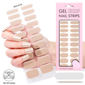Nuovi Prodotti Innovativi: Adesivi <span class=keywords><strong>per</strong></span> <span class=keywords><strong>Unghie</strong></span> in <span class=keywords><strong>Gel</strong></span> Monocolore Senza UV, Texture Gelatinosa, Senza Bisogno di Lampada UV - Product Image 4