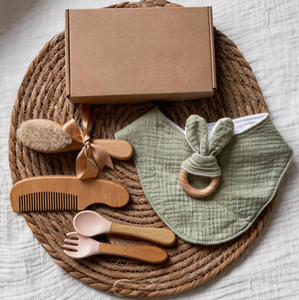 Coffret cadeau pour bébé fille ou garçon, cadeau parfait pour nouveau-né, cadeau personnalisé pour baby shower, cadeau d'anniversaire unique - Product Image 3