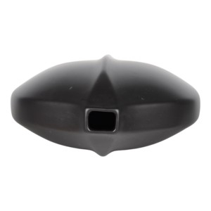 Vaso in ceramica scolpito con dettagli a righe e profilo arrotondato per l'arredamento del soggiorno e come complemento d'arredo per la casa - Product Image 4