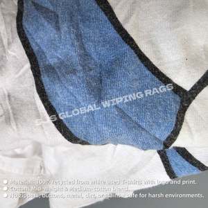 Trapos de Algodón Blancos Impresos de Grado Industrial, Súper Absorbentes y Resistentes a Desgarros, para Limpieza - Product Image 4