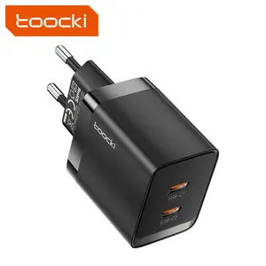 Toocki定制私人标签33W/40W/67W/100W gan双usb-c端口旅行充电器欧盟/英国/美国/KR手机充电器快速充电