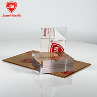 Panneau en PMMA acrylique transparent moulé avec service de moulage pour signalétique publicitaire durable et découpe laser nette