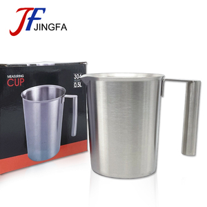 <span class=keywords><strong>Pichet</strong></span> à eau en métal 304 en acier inoxydable pour café au lait Latte moussant pour mesurer les ingrédients - Product Image 5