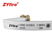 Tuyau de lutte contre l'incendie en toile ZYfire Layflat pour équipement et accessoire de lutte contre l'incendie essentiel marin