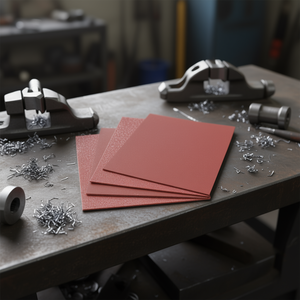 Feuille abrasive en corindon Ttake Ab1040, 230x280 mm, grain 60, pour ponçage des métaux - Product Image 3