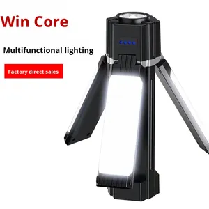 Lampe de poche LED multifonctionnelle Lampe de secours ABS <span class=keywords><strong>rechargeable</strong></span> par <span class=keywords><strong>USB</strong></span> IP65 Touch Control 6000K Lumière du jour Dimmable Lampe de camping - Product Image 3