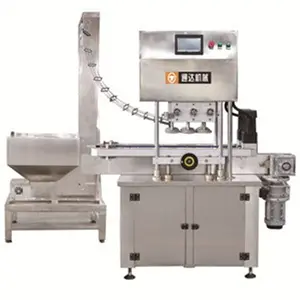 factory price fully automatic pet metal lid cap closure glass bottle jar screw capping machine price