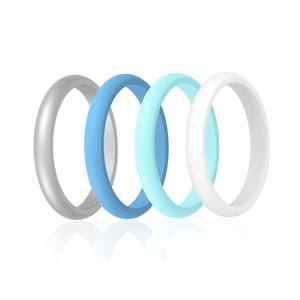 Custom Logo Siliconen Ring Sport Band Vinger Ring Bruiloft Siliconen Bandjes Ringen Speelgoed Voor Huwelijksfeest - Product Image 2