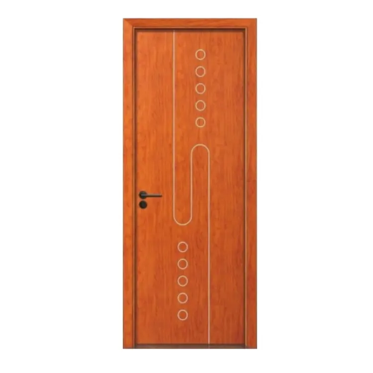 Kundenspezifische Preise WPC Holz Innenausbau Massiv-Pvc-Tür für Haus