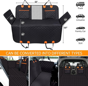 Funda Protectora para Asiento Trasero de Coche para Perros, Extensor de Asiento Trasero para Perros, Hamaca para Perros, Cama de Camping para Viajes en el Asiento Trasero del Coche - Product Image 4