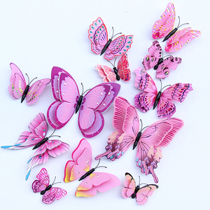 Stickers muraux 3D en PVC pour salon, décoration murale double couche pour la maison - Product Image 2