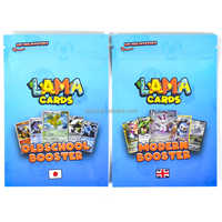 Pochette d'emballage en plastique de cartes de jeu imprimées personnalisées Packs en aluminium Sac en mylar en plastique scellable pour cartes à jouer