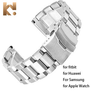 KeepWin Bracelets de montre de luxe pour hommes 28mm pour Samsung <span class=keywords><strong>Galaxy</strong></span> <span class=keywords><strong>Active</strong></span> <span class=keywords><strong>2</strong></span> 40mm 42mm Bracelet de montre - Product Image 4