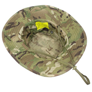 Outdoor Sport <b>Sunscreen</b> Fishing Camping Camouflaged Tactical Round Bucket Hat - Product Image 4