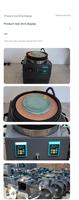 Affûteur de couteaux automatique multifonctionnel pour couteaux de boucher, hachettes, couteaux à viande - Machine de rectification à surface refroidie par eau