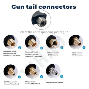 Pistola <span class=keywords><strong>de</strong></span> Agua <span class=keywords><strong>de</strong></span> Alta Presión con Sistema <span class=keywords><strong>de</strong></span> Boquillas <span class=keywords><strong>de</strong></span> Cambio Rápido Compatible con Cañones <span class=keywords><strong>de</strong></span> Espuma para Negocios <span class=keywords><strong>de</strong></span> <span class=keywords><strong>Lavado</strong></span> <span class=keywords><strong>de</strong></span> <span class=keywords><strong>Autos</strong></span> - Product Image 6