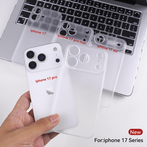 Slim PC <span class=keywords><strong>Polycarbonate</strong></span> Matte chống trầy xước điện thoại trường hợp đối với iPhone 17 Pro Max bền điện thoại di động trường hợp đối với iPhone 17 không khí - Product Image 1