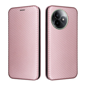 Étui de téléphone portefeuille en cuir PU en fibre de carbone Offre Spéciale pour Redmi K80 Ultra 5G - Product Image 1