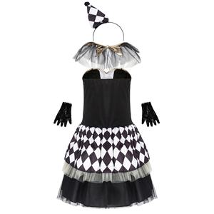 Costume de <span class=keywords><strong>Clown</strong></span> Maléfique de Carnaval Très Vendu, Tenue de Scène pour Spectacles, Robe de Déguisement d'Halloween pour Femmes, Vêtements de Fête - Product Image 3