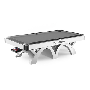 Pied en fer moderne Table de <span class=keywords><strong>billard</strong></span> en ardoise de 9 pieds avec cadre en acier Table de <span class=keywords><strong>billard</strong></span> en caoutchouc K55 - Product Image 5