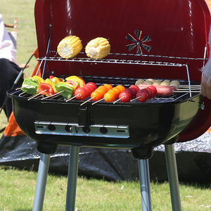 Parrilla de camping Hongyi de 18.5 pulgadas con tapa, barbacoa portátil para exteriores, multifuncional, antiadherente, para patio y picnic. - Product Image 3