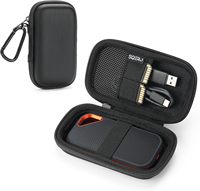 Прочный чехол для SanDisk Extreme/SanDisk PRO 1TB 2TB 4TB 500GB / портативного SSD-накопителя Passport, защитный дорожный чехол-сумка для хранения