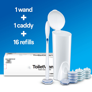 Recarga y émbolo de escobilla de inodoro desechable Trae tu propio juego de escobilla de inodoro desechable líquido de limpieza - Product Image 3