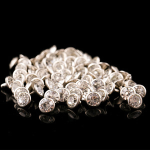 Apparel <b>Rivet</b> Studs Rhinestone Tubular Button With Feet Classic Style For Jeans And <b>Clothing</b> Accessories - Product Image 2
