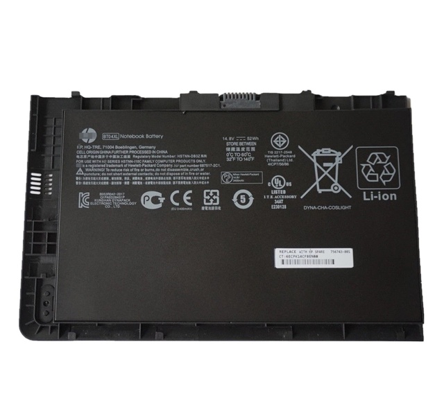 BT04XL Replacement Original Laptop Battery for HP EliteBook Folio 9470m 9480m