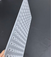 Plaque de verre de quartz clair de haute pureté pour perçage laser, plaque optique CNC carrée en silice, plaque de verre de quartz fondue