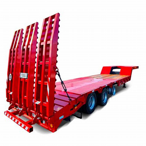 Semi-remorque surbaissée à col de cygne, 3, 4 ou 5 essieux, robuste, 1-2 tonnes, hydraulique, 12,5x2,5x1,5m, Shandong Fengniao - Product Image 5