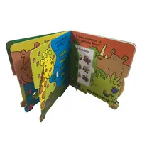 कस्टम बच्चों गत्ता लिफ्ट फ्लिप बच्चे हार्डकवर बोर्ड कार्टून हास्य कलरिंग ड्राइंग बच्चों के पुस्तक मुद्रण सेवाओं
